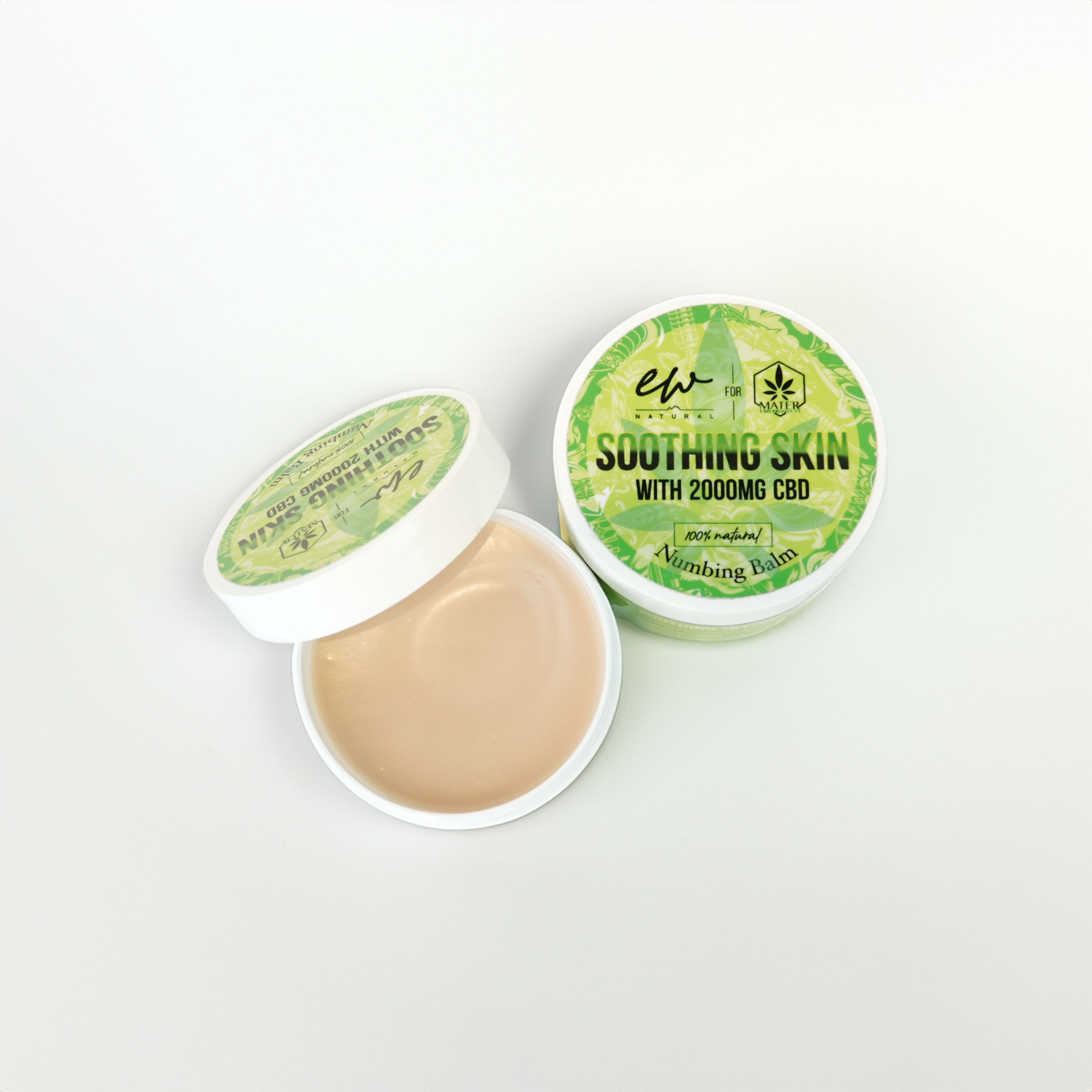 Baume Anesthésiant CBD  Tatouage 100% Bio & Végan Anesthésiant - 2000mg de CBD